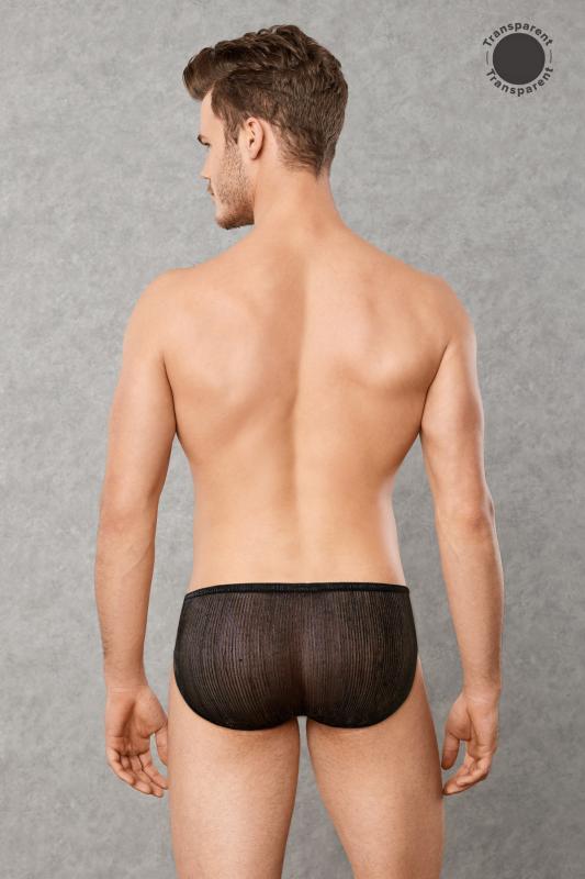 Tanga Negra Transparente Hombre Talla XXL- Salvaje Sex Store