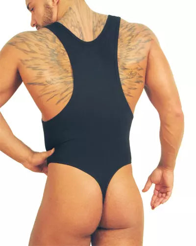 Enterizo para hombre Talla XL Negro- Salvaje Sex Store