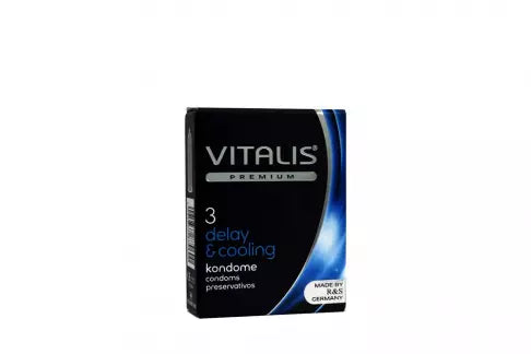 Condón Vitalis Cooling x3 - Salvaje Sex Store-sex-shop-bogota