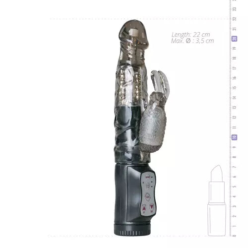 Vibrador Conejo de Doble Estimulación Recargable Negro Easy Toys- Salvaje Sex Store - Salvaje Sex Store-sex-shop-bogota