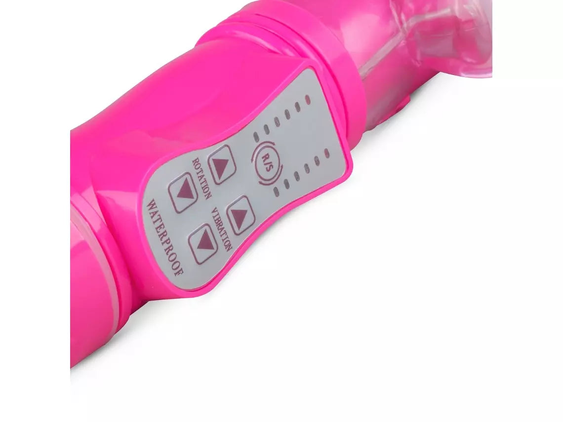 Vibrador Conejo de Doble Estimulación Rosado Easy Toys- Salvaje Sex Store - Salvaje Sex Store-sex-shop-bogota