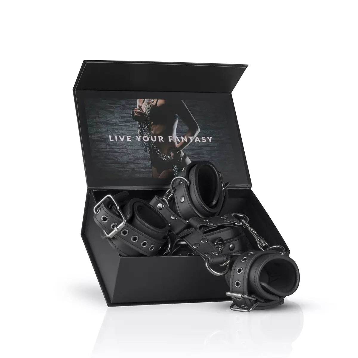 Esposas Cuffs & Hogtie Set Easy Toys Negra-Salvaje store - Salvaje Sex Store-sex-shop-bogota