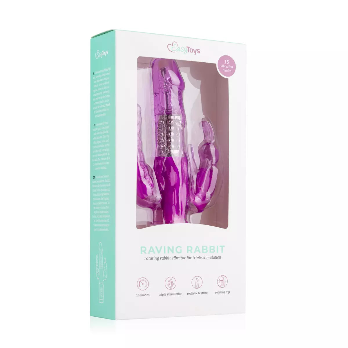 Vibrador Rabbit Triple Estimulación Easy Toys-Salvaje Sex Store - Salvaje Sex Store-sex-shop-bogota