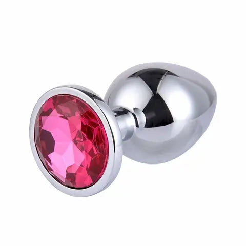 Onix Plug Anal Romulo Plateado XS - Salvaje Sex Store-sex-shop-bogota