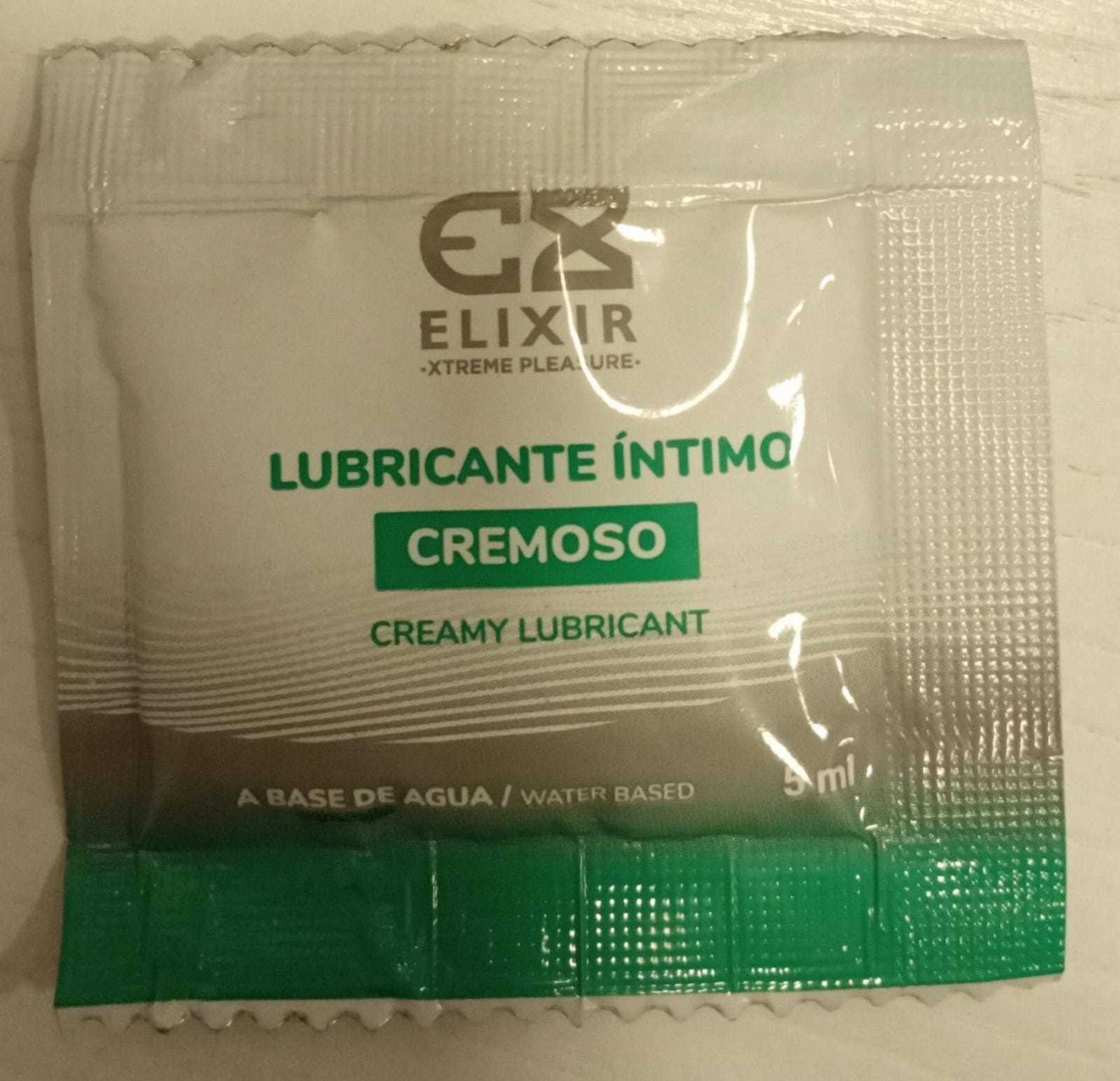 Lubricante Neutro Cremoso Elixir 5ml- Salvaje Sex Store