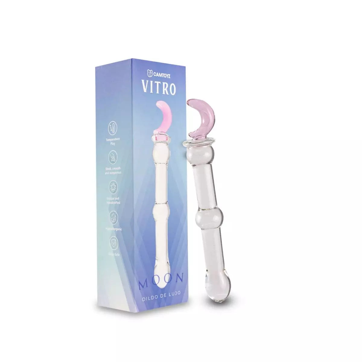 Vitro Dildo de Vidrio Moon Camtoyz - Salvaje Sex Store - Salvaje Sex Store-sex-shop-bogota