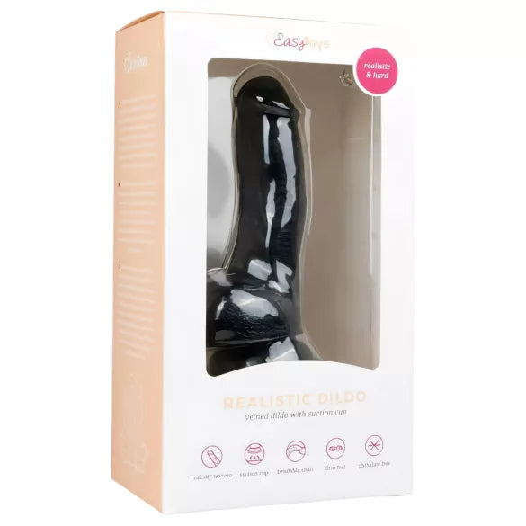 Dildo Realista Negro 15 cm Easy Toys- Salvaje Sex Store - Salvaje Sex Store-sex-shop-bogota