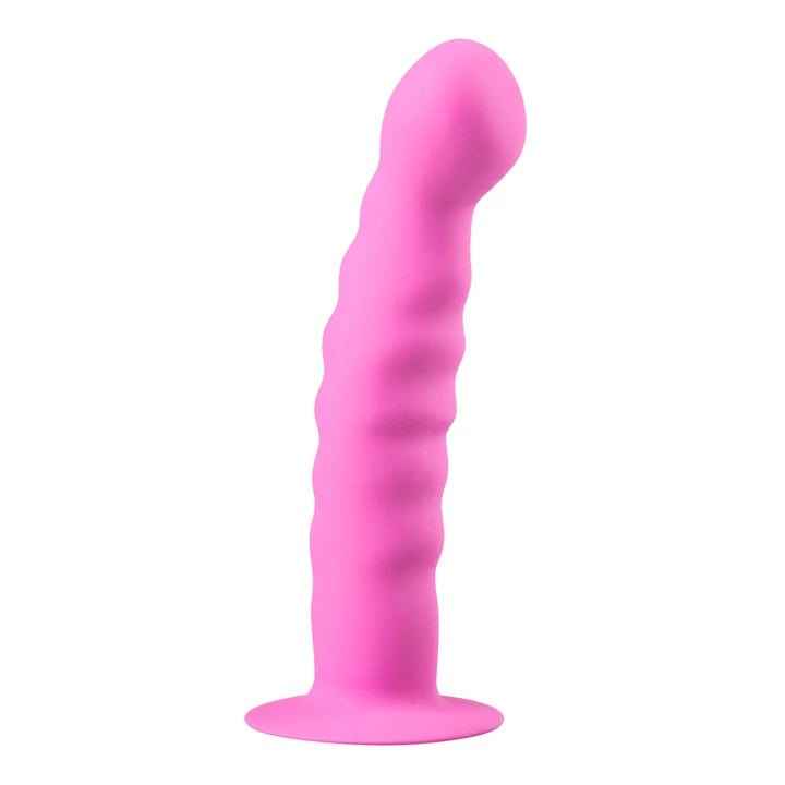 Dildo de Silicona con Ventosa Rosado 14 cm- Salvaje Sex Store - Salvaje Sex Store-sex-shop-bogota