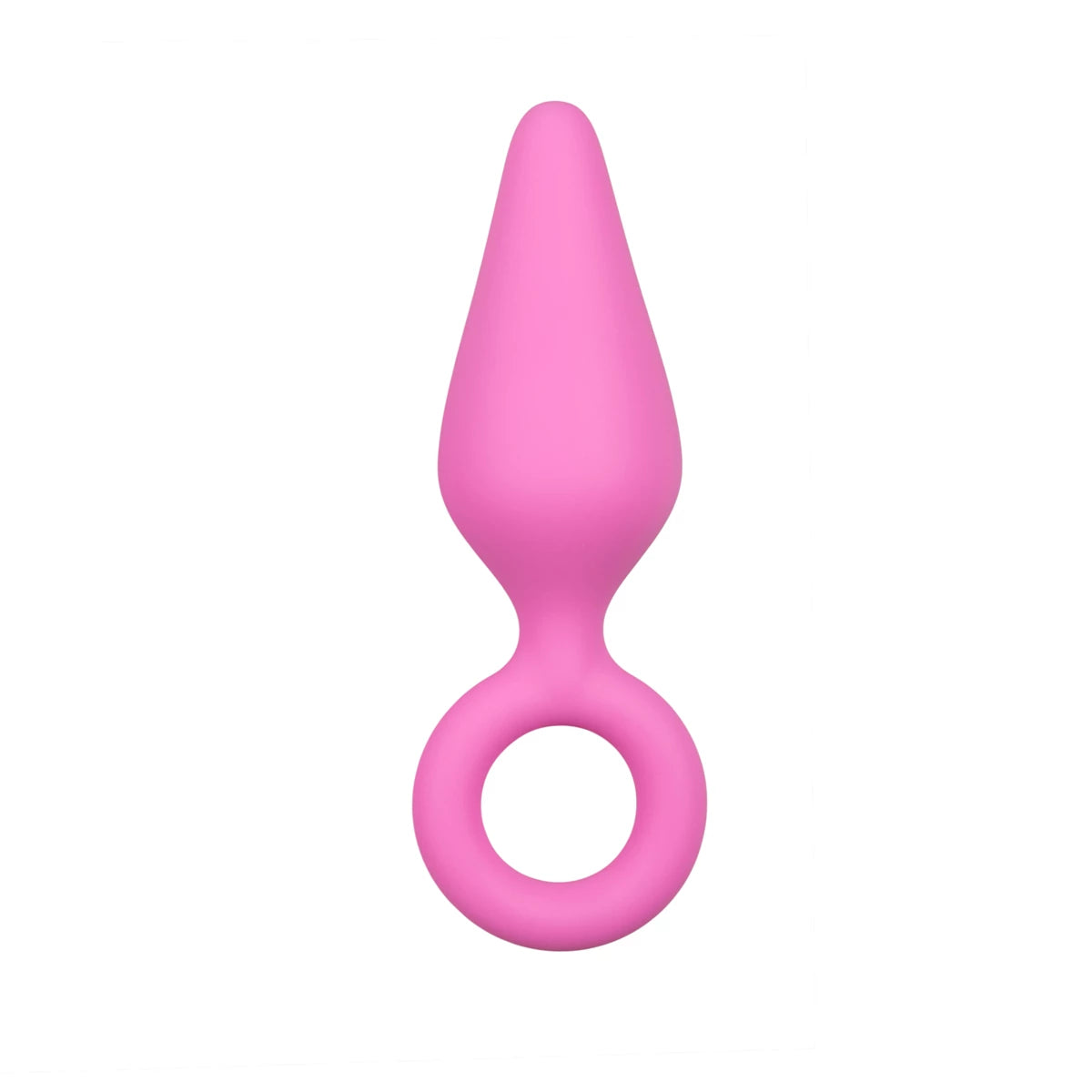 Plug Anal Rosado Silicona Talla M- Salvaje Sex Store