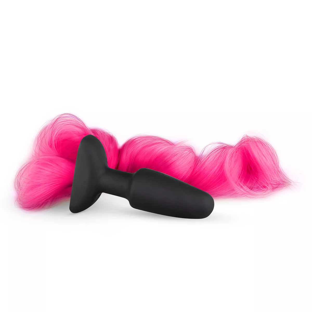 Plug en Silicona con cola Pony Rosado Easy Toys- Salvaje Sex Store - Salvaje Sex Store-sex-shop-bogota