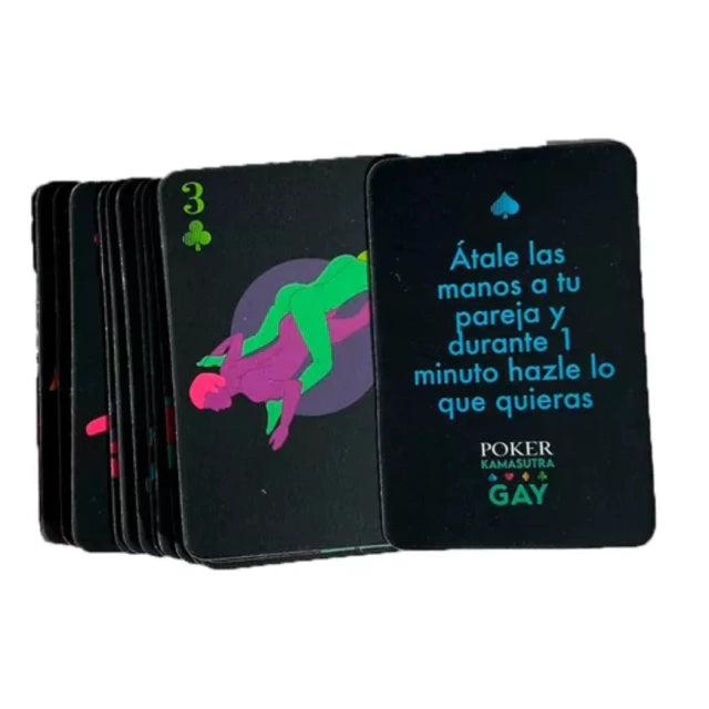 Juego Póker Kamasutra Gay - Salvaje Sex Store - Salvaje Sex Store-sex-shop-bogota