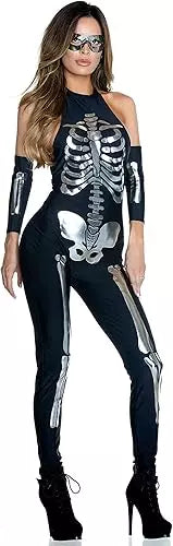 Disfraz Sexy Esqueleto Enterizo Negro M/L - Salvaje Sex Store - Salvaje Sex Store-sex-shop-bogota