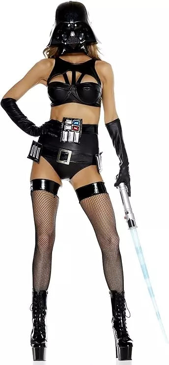 Disfraz The Darqueside negro S/M - Salvaje Sex Store - Salvaje Sex Store-sex-shop-bogota