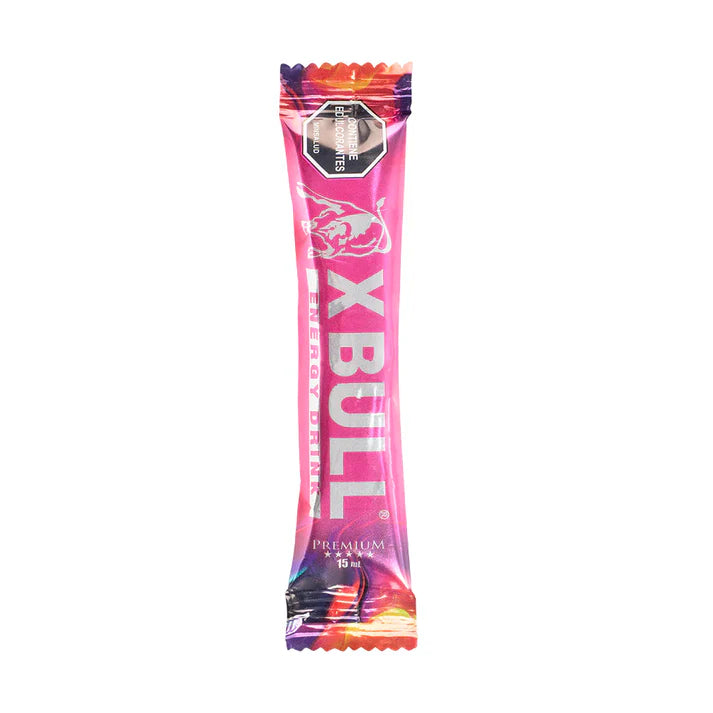Energizante X-Bull Sachet Pink: Potencia Regulada y Lujo Audaz para tu Vitalidad.