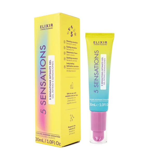 Lubricante 5 Sensaciones Elixir 30 Ml