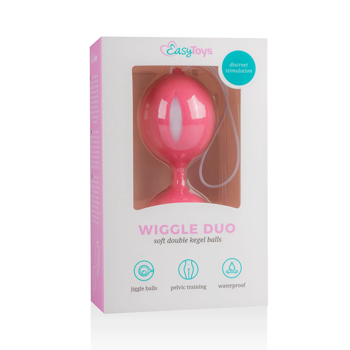 Bolas Kegel Suelo Pélvico Wiggle Doble Rosadas Silicona-Salvaje Sex Store