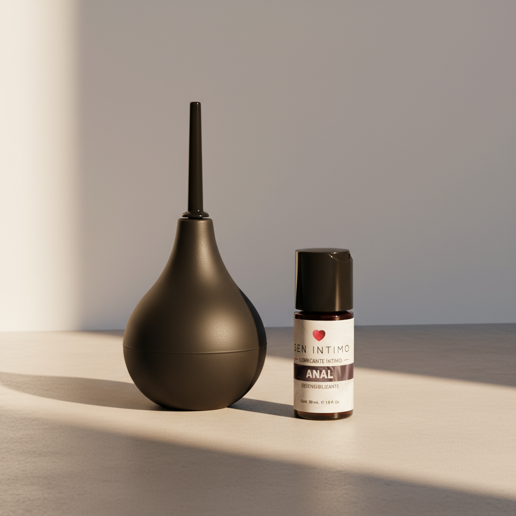 Kit Anal Basico Ducha 125ml + Lubricante 30ml | Higiene y Placer