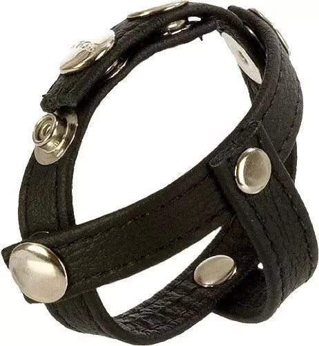 Anillo en cuero para Pene y Testículos Negro - Salvaje Sex Store - Salvaje Sex Store-sex-shop-bogota