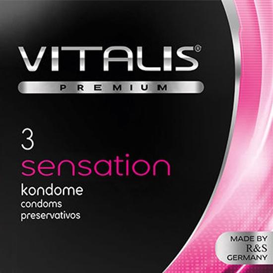 Condón Vitalis Sensatión X 3-Salvaje Sex Store