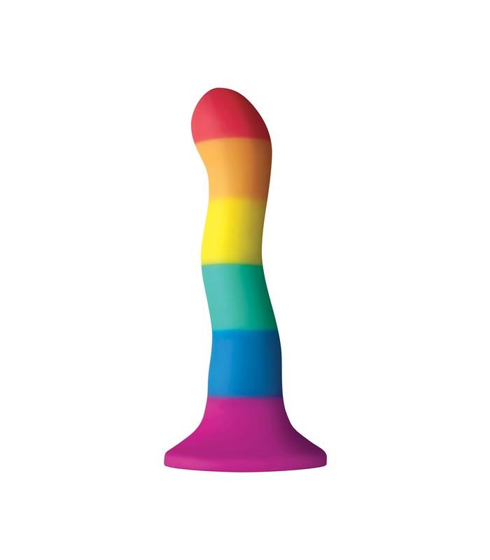 Dildo Ondulado De Colores 15 cm - Salvaje Sex Store-sex-shop-bogota