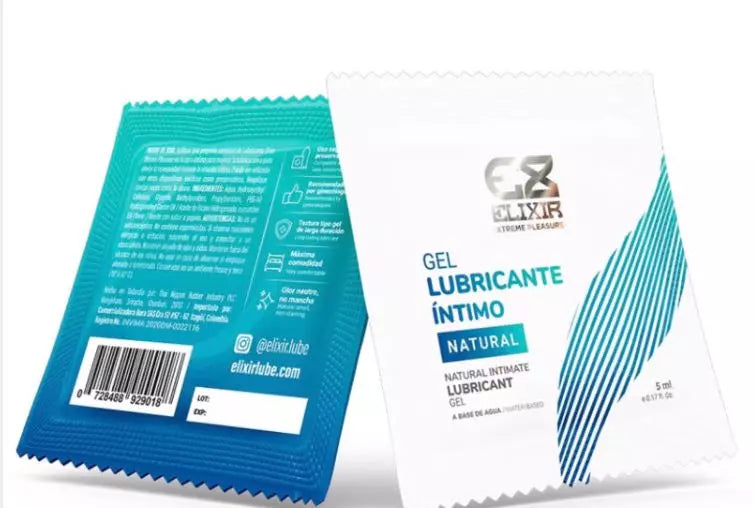 2 Lubricantes Elixir en Sobre - Salvaje Sex Store-sex-shop-bogota