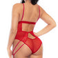 Body Teddy Rojo SM-lenceria-Salvaje Sex Store