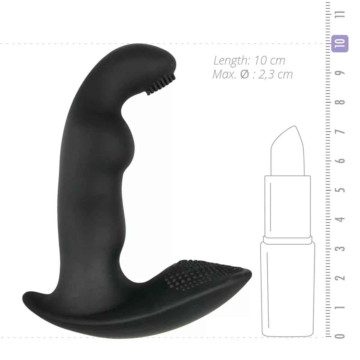 Vibrador Próstata Dynamic Duke  Silicona 11.8Cm Easy Toys