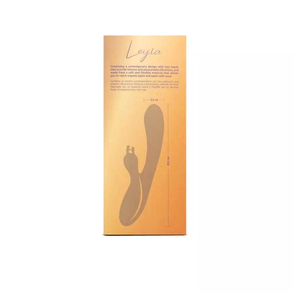 Vibrador Doble Leyla: Estimulación Dual Armónica