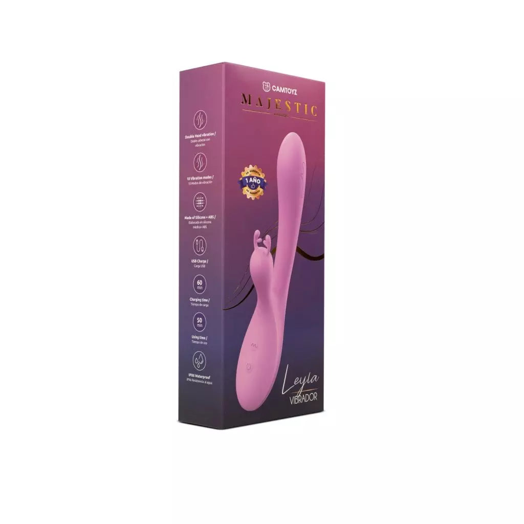 Vibrador Doble Leyla: Estimulación Dual Armónica