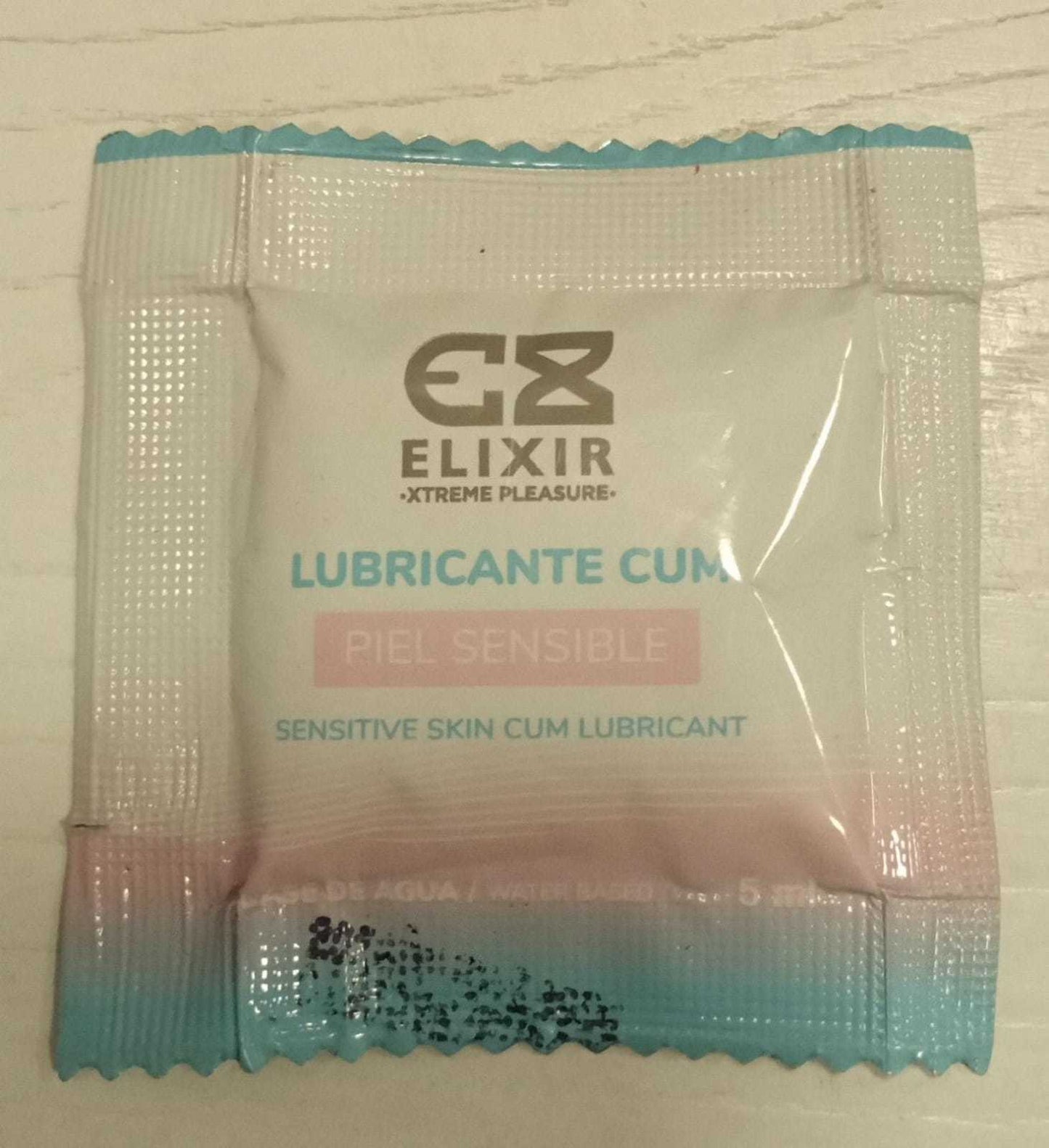 Lubricante Neutro Cum Piel Sensible Elixir 5ml- Salvaje Sex Store
