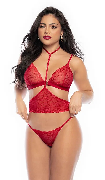 Mapalé set 3 piezas rojo S/M-Salvaje Sex Store