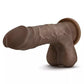 Dildo Au Naturel - Mister Perfect - Chocolate-Salvaje Sex Store