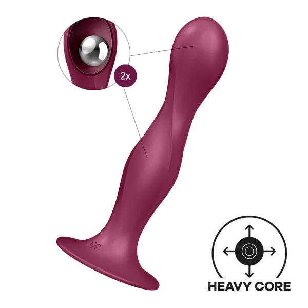 Dildo Double Ball-R Rojo Satisfyer-Dildos