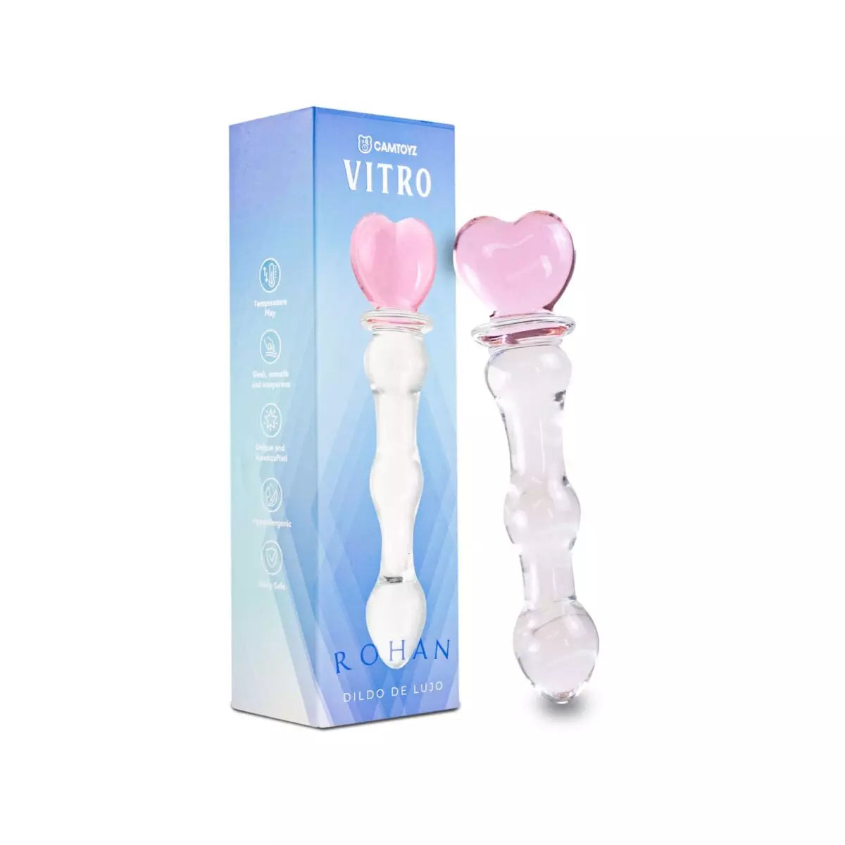 Dildo de Vidrio Rohan Camtoyz-Dildo