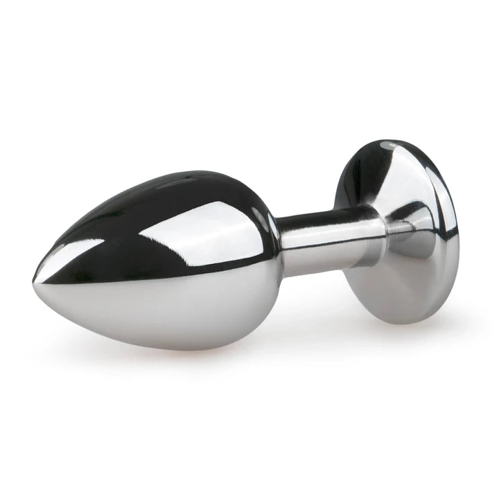 Plug Anal Talla S con Joya Plateada Acero- Salvaje Sex Store Plug Anal Talla S con Joya Plateada Acero- Salvaje Sex Store