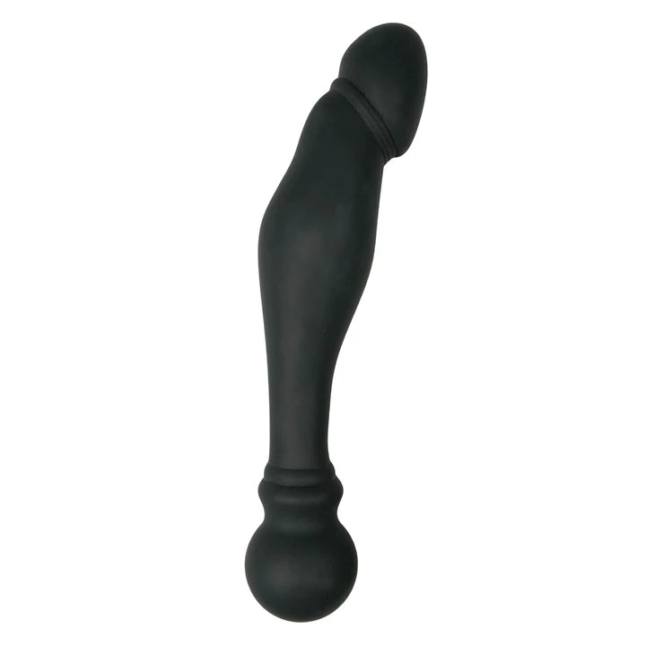 Dildo En Silicona Negro Curvo 21 cm- Salvaje Sex Store - Salvaje Sex Store-sex-shop-bogota