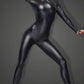 Enterizo negro-Enterizo en cuero-Enterizo Sexy