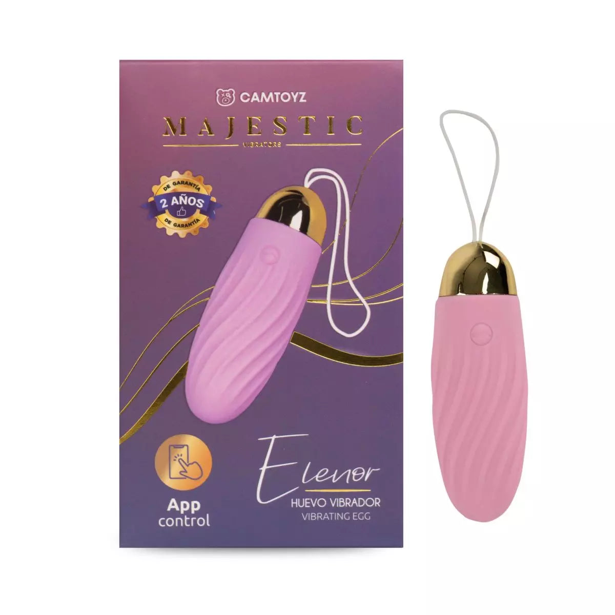 Huevo vibrador con App Elenor-Huevo vibrador