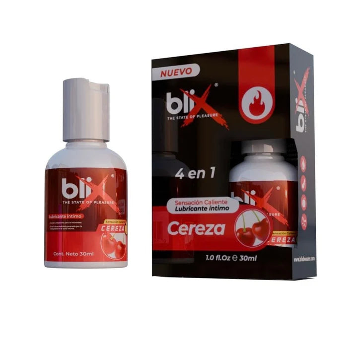 Lubricante Intimo Blix Cereza 30 ML 4 en 1-Lubricantes-Lubricante