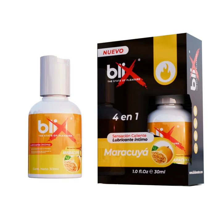 Lubricante Intimo Blix Maracuyá 30 ML 4 en 1-Lubricantes-Lubricante