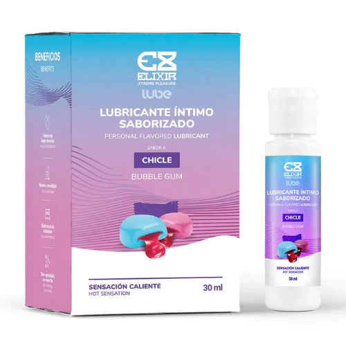 Lubricante íntimo saborizado Elixir Chicle 30ml-Salvaje Sex Store