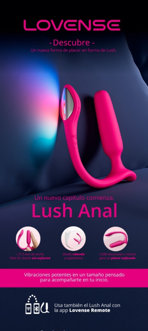 Lush Anal   Vibrador Lovense  Elixir de Placer Tecnológico