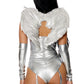 Disfraz Ángel Guardian Sexy Plata S/M - Salvaje Sex Store - Salvaje Sex Store-sex-shop-bogota