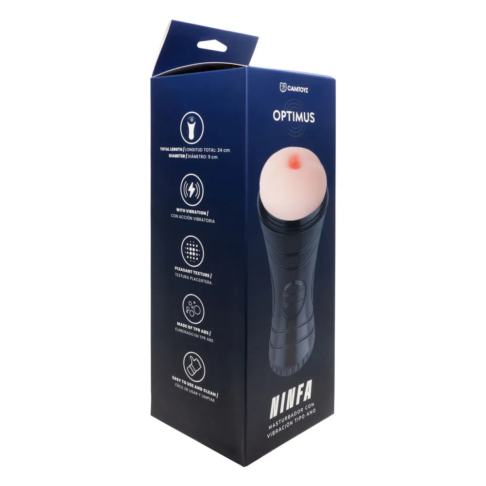 Masturbador Ninfa Con Vibracion Ano-Salvaje Sex Store