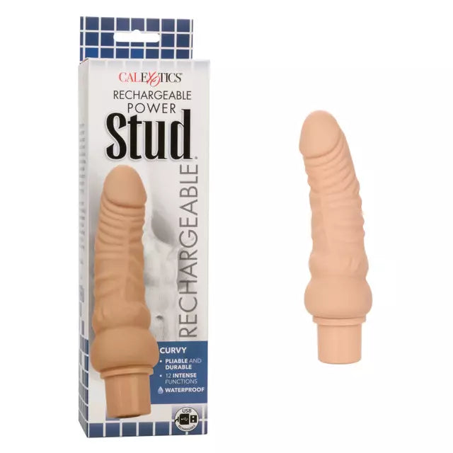 Vibrador Rechargeable Power Stud Curvy - Ivory-Salvaje Sex Store