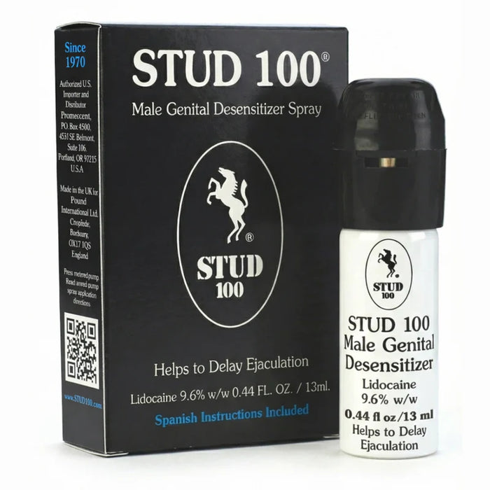 Stud 100 Spray Prolongador: El Desensibilizante Tópico que Garantiza Control Absoluto y Plenitud Extendida en Cada Encuentro