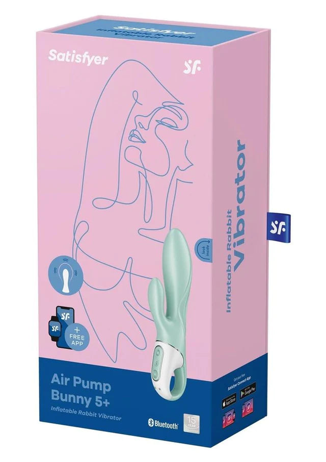 Satisfyer Air Pump Bunny 5 Plus-Salvaje Sex Store