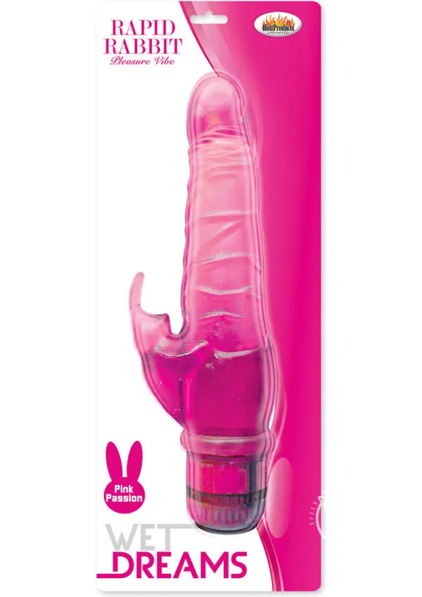 Vibrador Rapid Rabbit Rosado-Vibrador