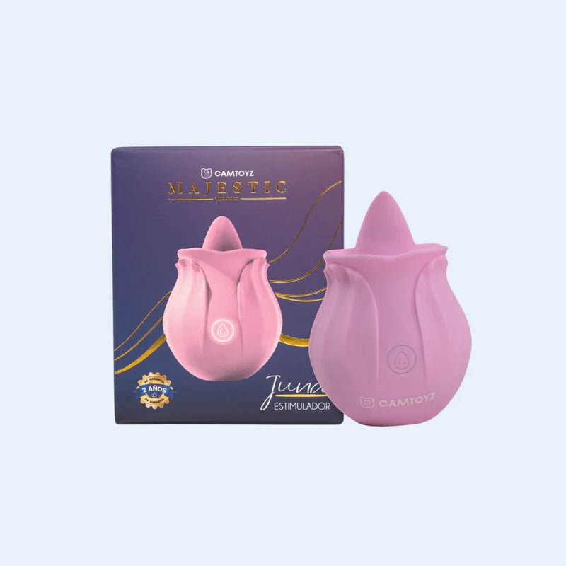 Vibrador Magestic con lengua Juna camtoyz-Vibrador