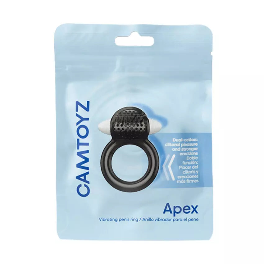 Anillo Vibrador para Pareja Apex CamToyz – Estimulador Clitoridiano y Soporte Erección
